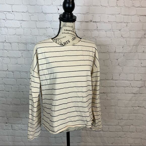 a loves a cream with black stripes size medium - Picture 1 of 8